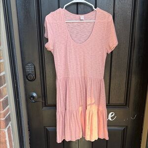 Elegant Pink Midi Dress